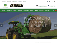 Tablet Screenshot of gogreenway.com